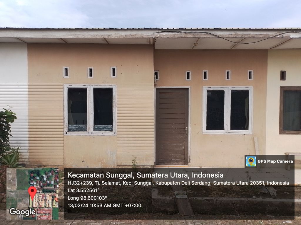 foto tampak rumah tipe 36 perumahan Bespa Residence