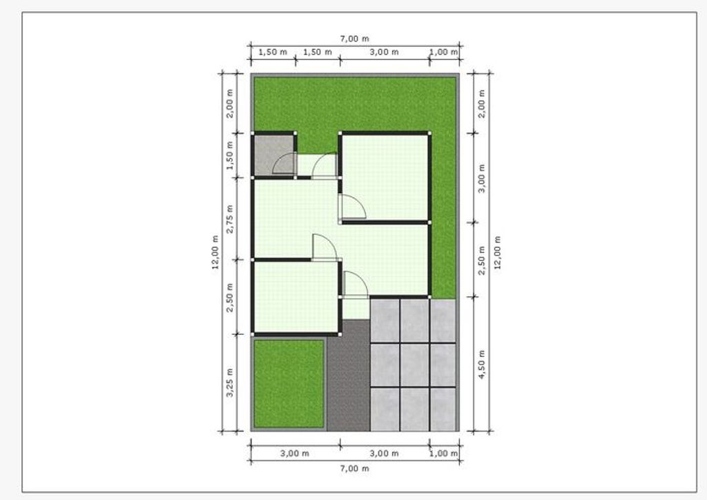 foto denah rumah tipe samara 2024 perumahan PERUMAHAN NEGERI SAKTI PERSADA