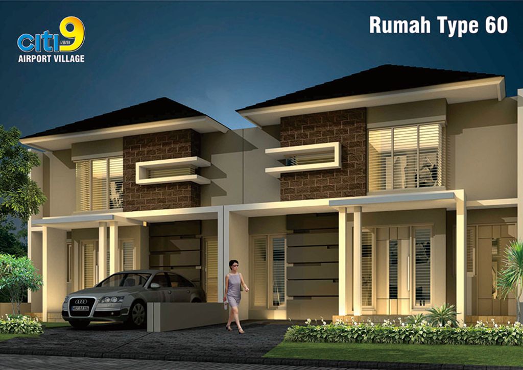 foto tampak rumah tipe ANGKASA T.65 STANDAR perumahan Perumahan Citi 9 Airport Village