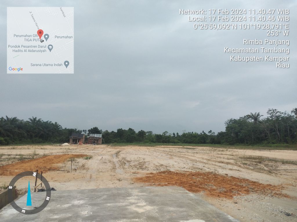 foto posisi tengah perumahan Griya Taman Permai