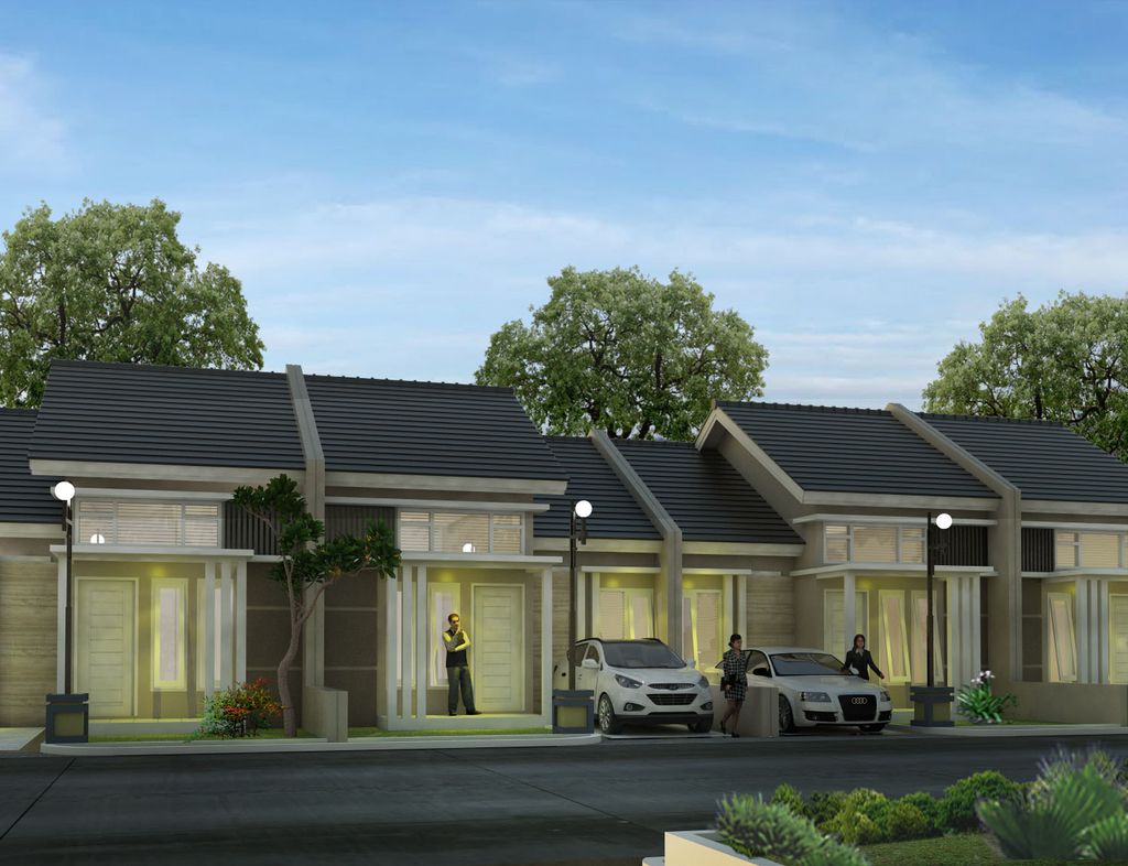 foto tampak rumah tipe 56 perumahan Perumahan CITRA PURI KENITEN 1 / Pengembangan
