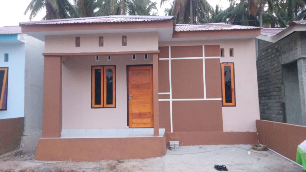 foto tampak rumah tipe 36/105 perumahan GRIYA LEBO PERMAI