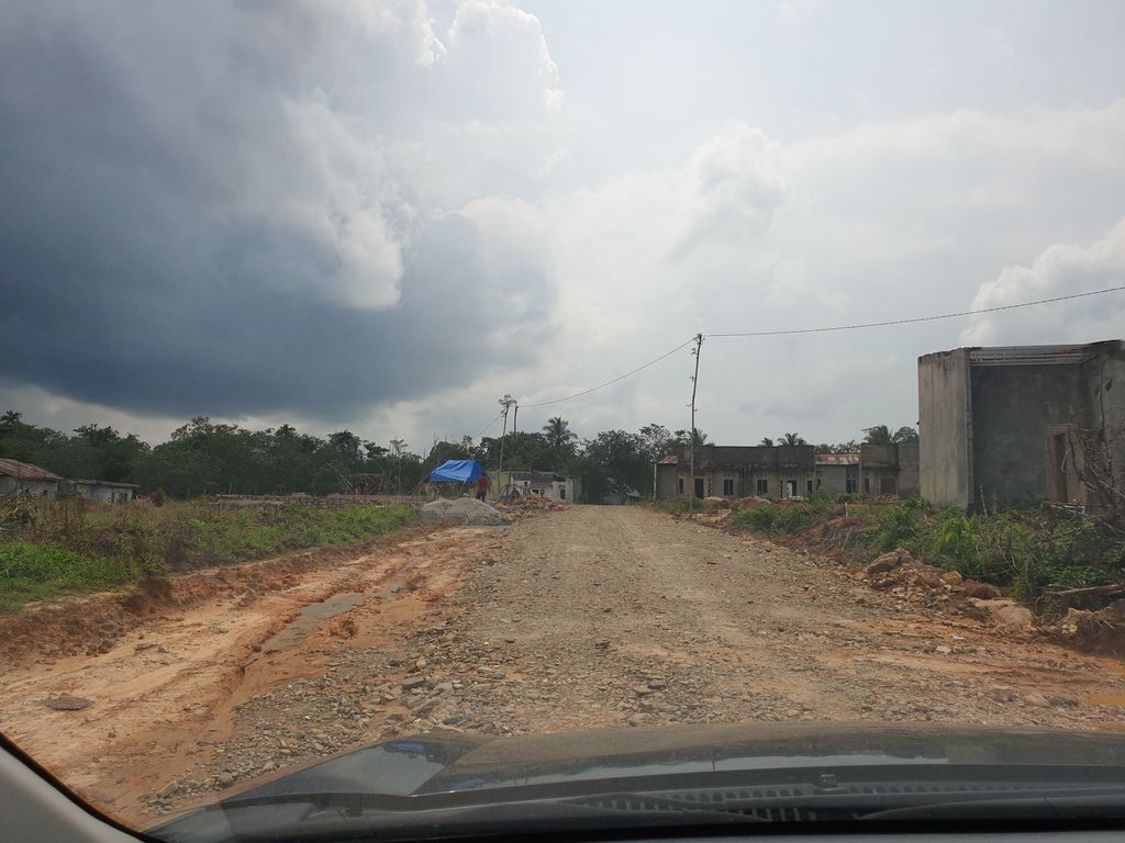 foto posisi tengah perumahan D'MARYO RESIDENCE