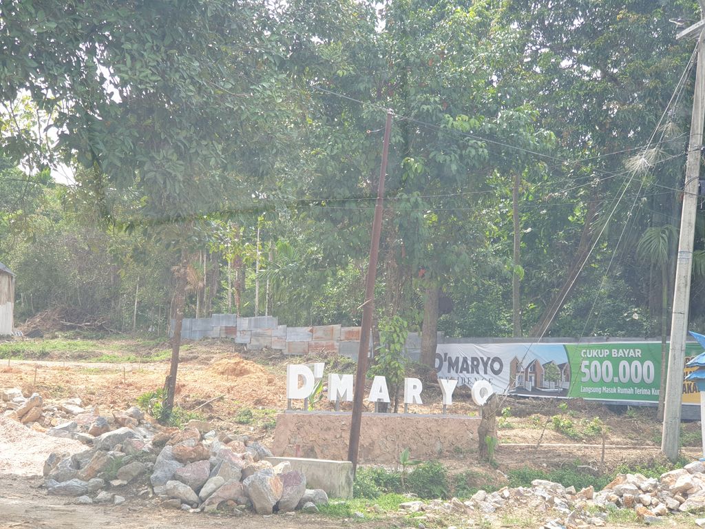 foto gerbang perumahan D'MARYO RESIDENCE