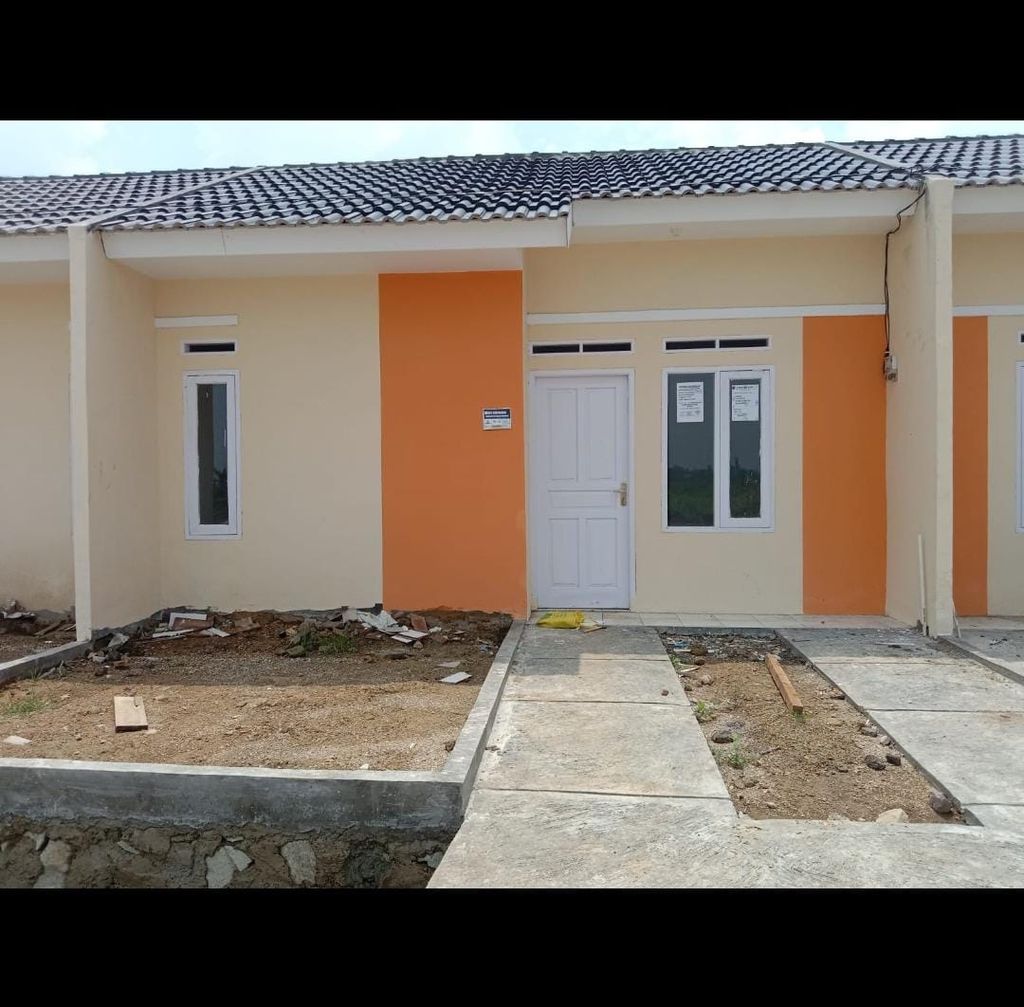 foto tampak rumah tipe 22/72 perumahan Bumi citra indah 2 tahap 4