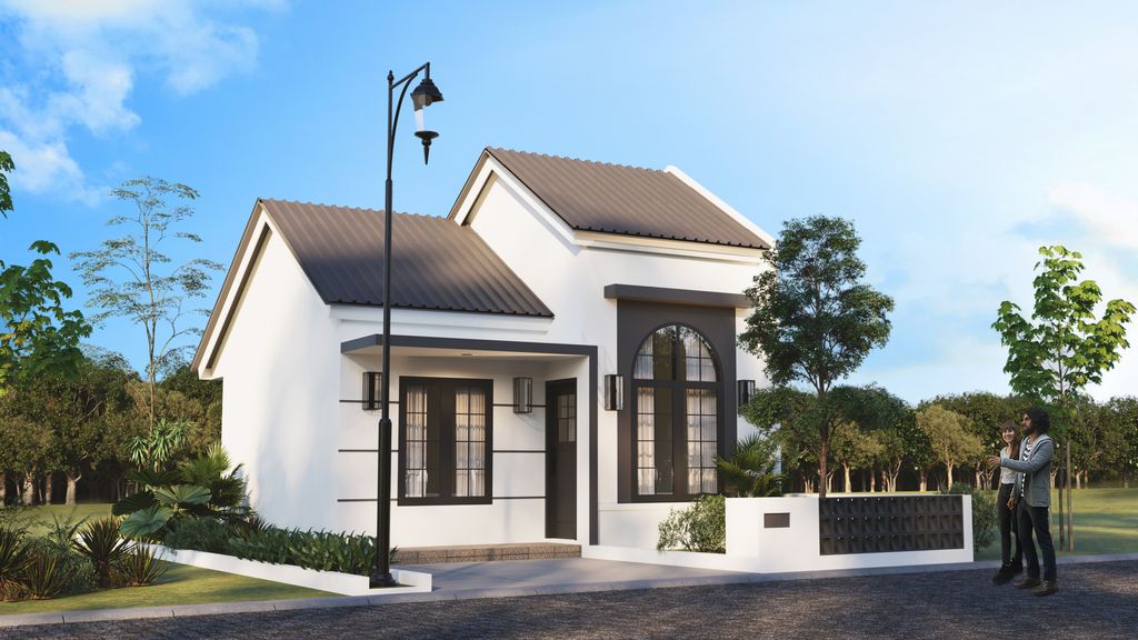 foto tampak rumah tipe 36 perumahan NAVA VILLAGE 2
