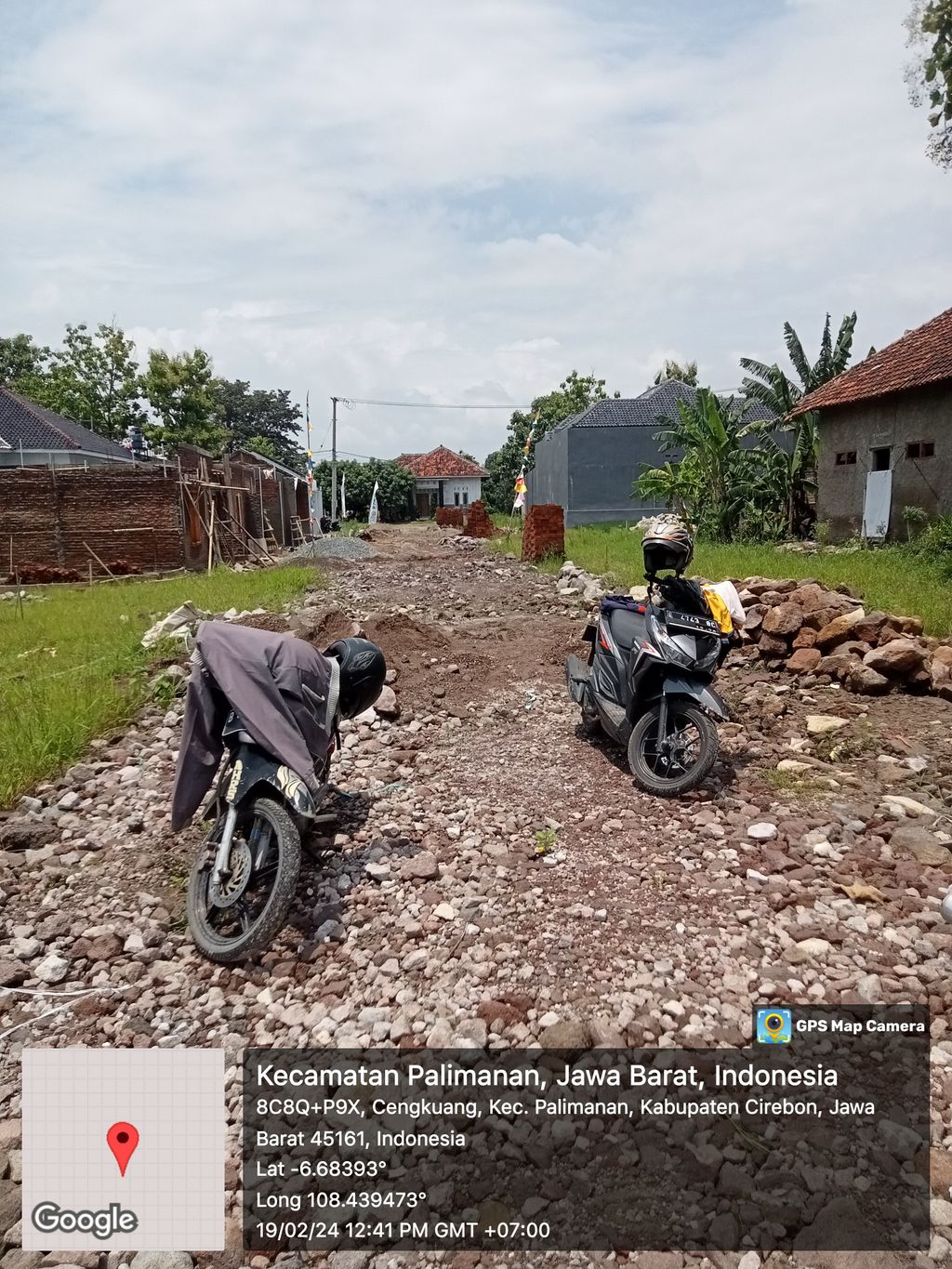 foto posisi tengah perumahan griya sejahtera