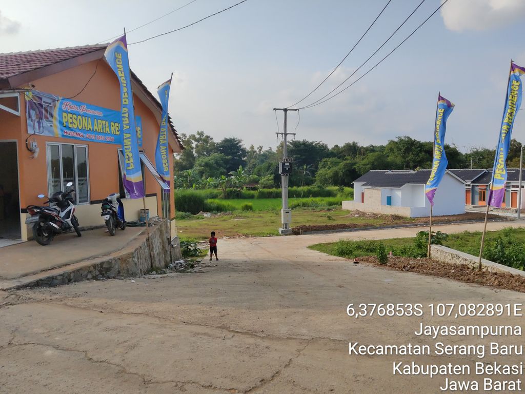 foto gerbang perumahan PESONA ARTA RESIDENCE [ PENGEMBANGAN TAHAP 2 ]