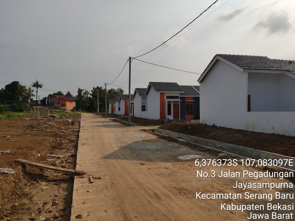 foto posisi tengah perumahan PESONA ARTA RESIDENCE [ PENGEMBANGAN TAHAP 2 ]