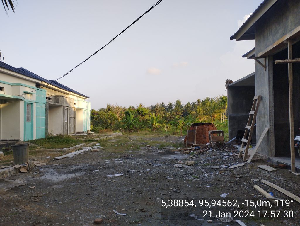 foto posisi tengah perumahan Piara nuansa indah residance
