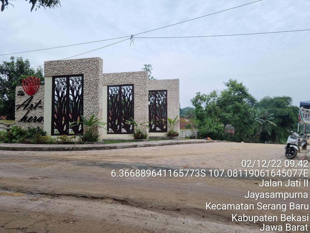 foto gerbang perumahan THE ARTHERA HILL 2