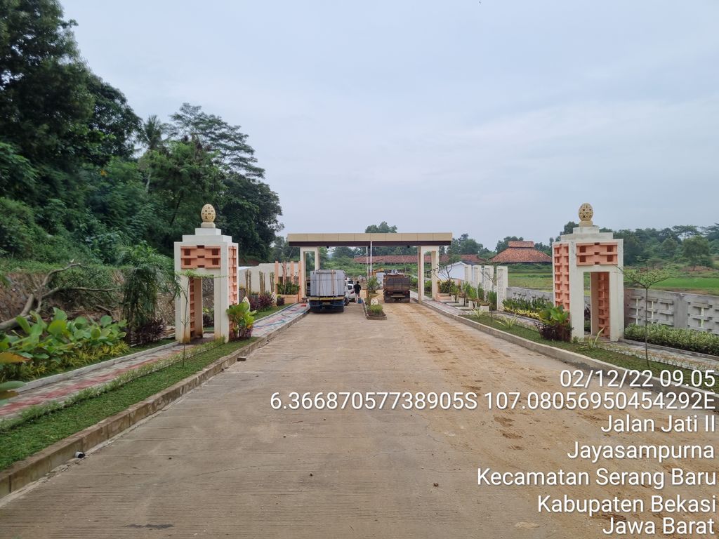 foto posisi tengah perumahan THE ARTHERA HILL 2