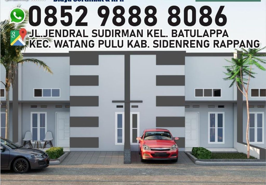 foto tampak rumah tipe 36/78 perumahan CLARA RESIDENCE