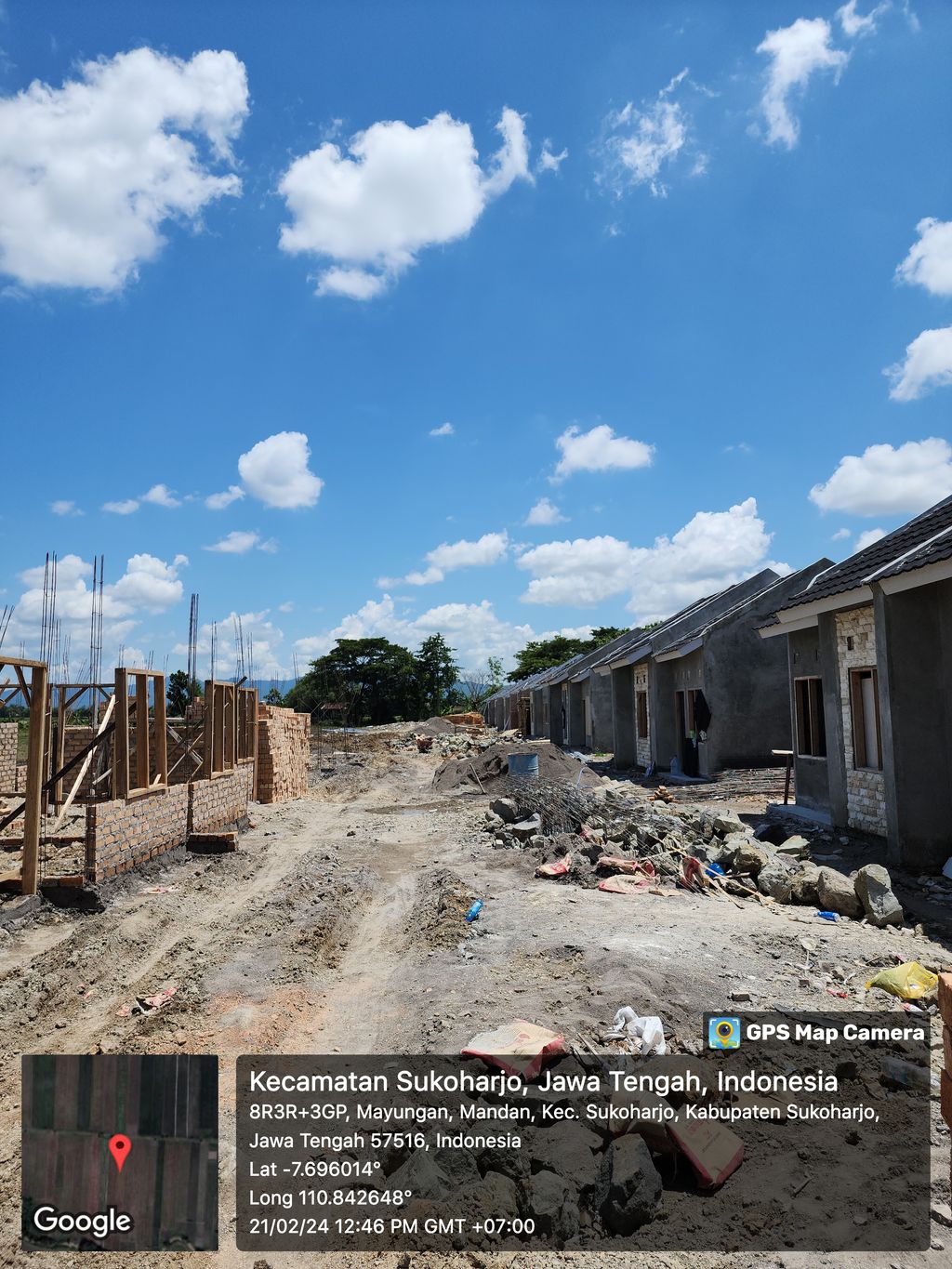 foto posisi tengah perumahan Pandawa Regency 4