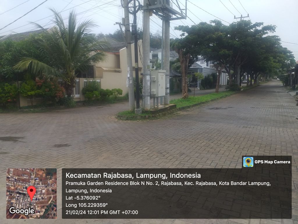 foto posisi tengah perumahan Pramuka Garden Residence
