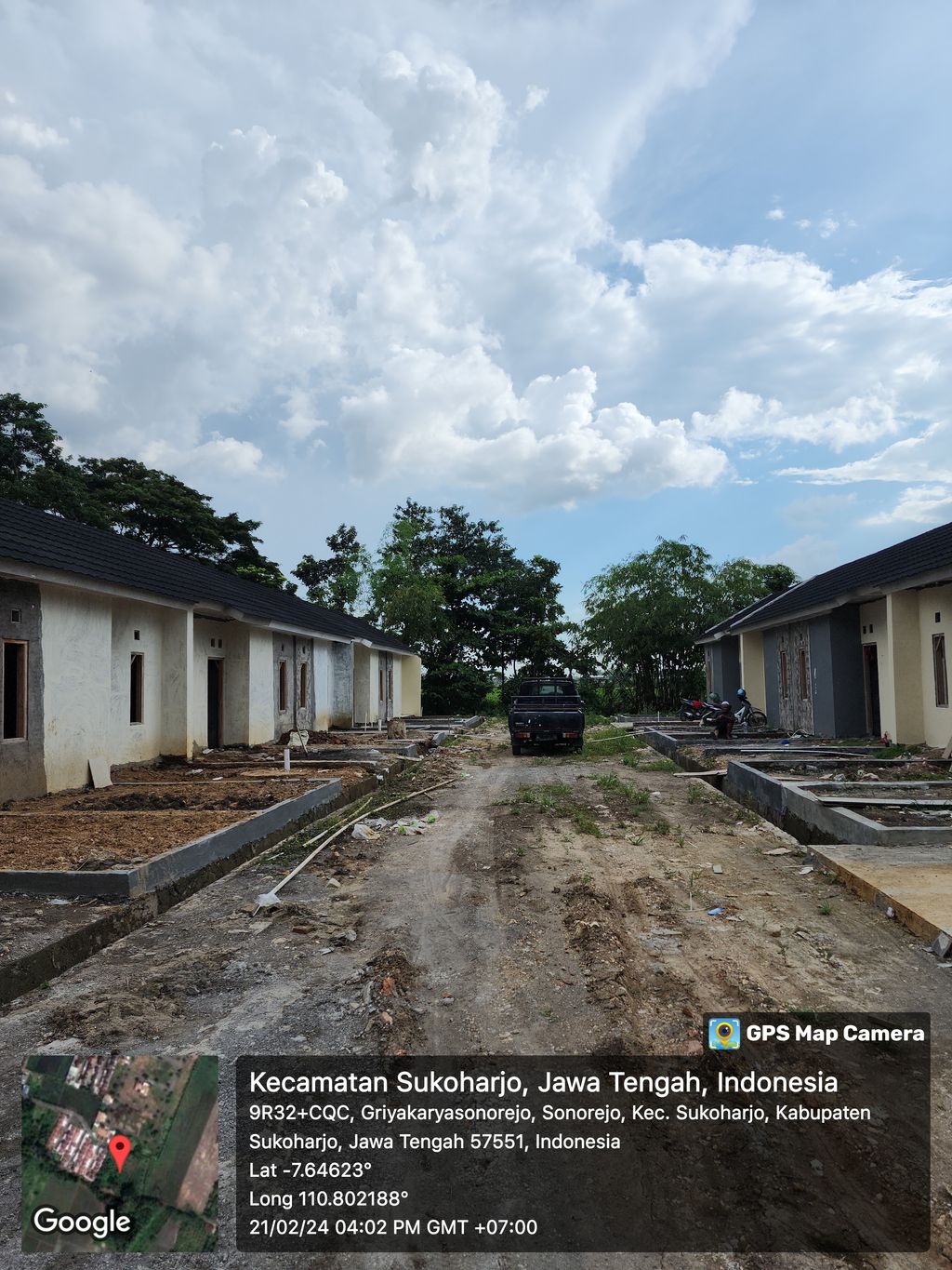 foto posisi tengah perumahan Pandawa regency 4 sonorejo