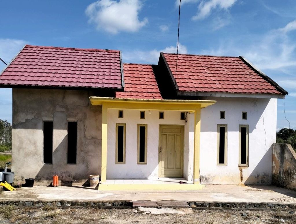 foto tampak rumah tipe 36 perumahan CEMARA INDAH SELARAS