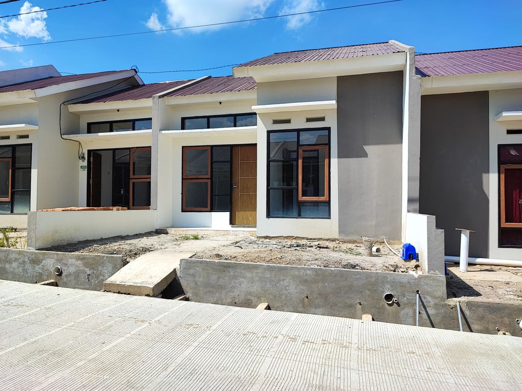 foto tampak rumah tipe 36 perumahan GRHA MANDIRI 4 - TAHAP II