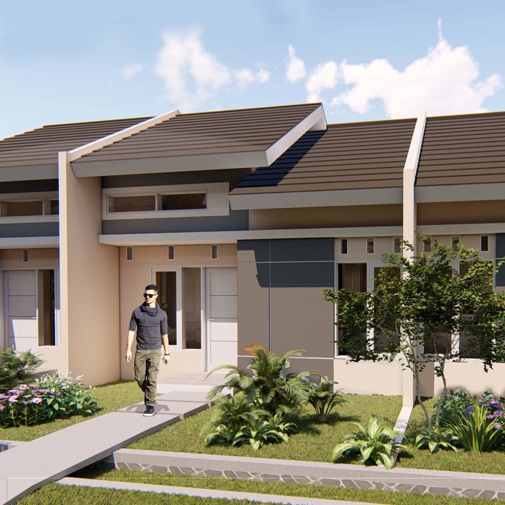 foto tampak rumah tipe 27/60 perumahan Perumahan New Pesona Sasak Bali