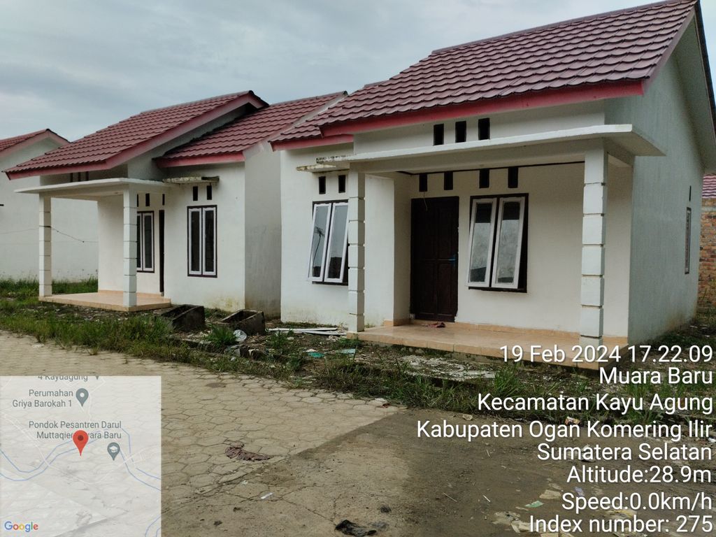foto posisi tengah perumahan Sarinah Lestari.