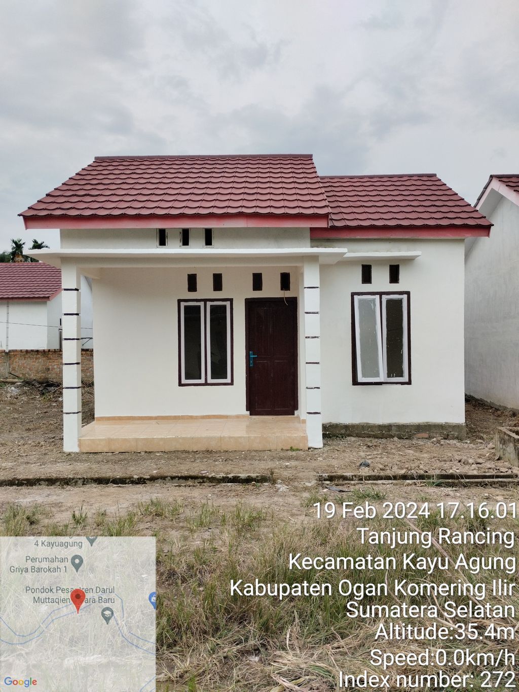 foto contoh rumah perumahan Sarinah Lestari.
