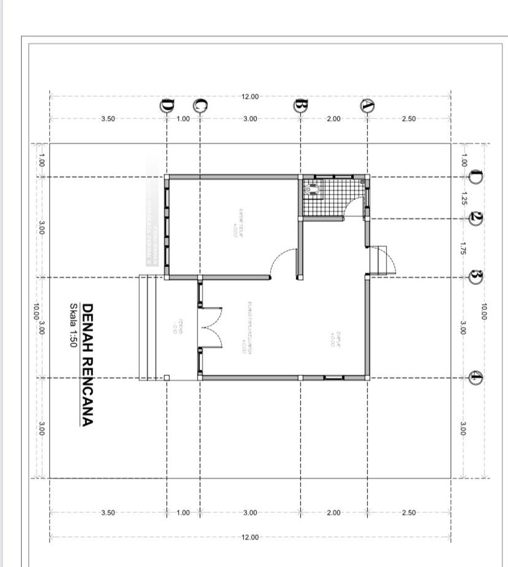 foto denah rumah tipe 36 perumahan ALABIO RESIDENCE TAHAP 1