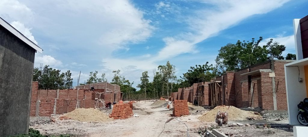foto posisi tengah perumahan AL-IKHLAS RESIDENCE MAJENE TAHAP 3