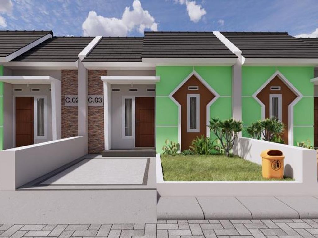 foto tampak rumah tipe 30/60 perumahan Gucimas Residence