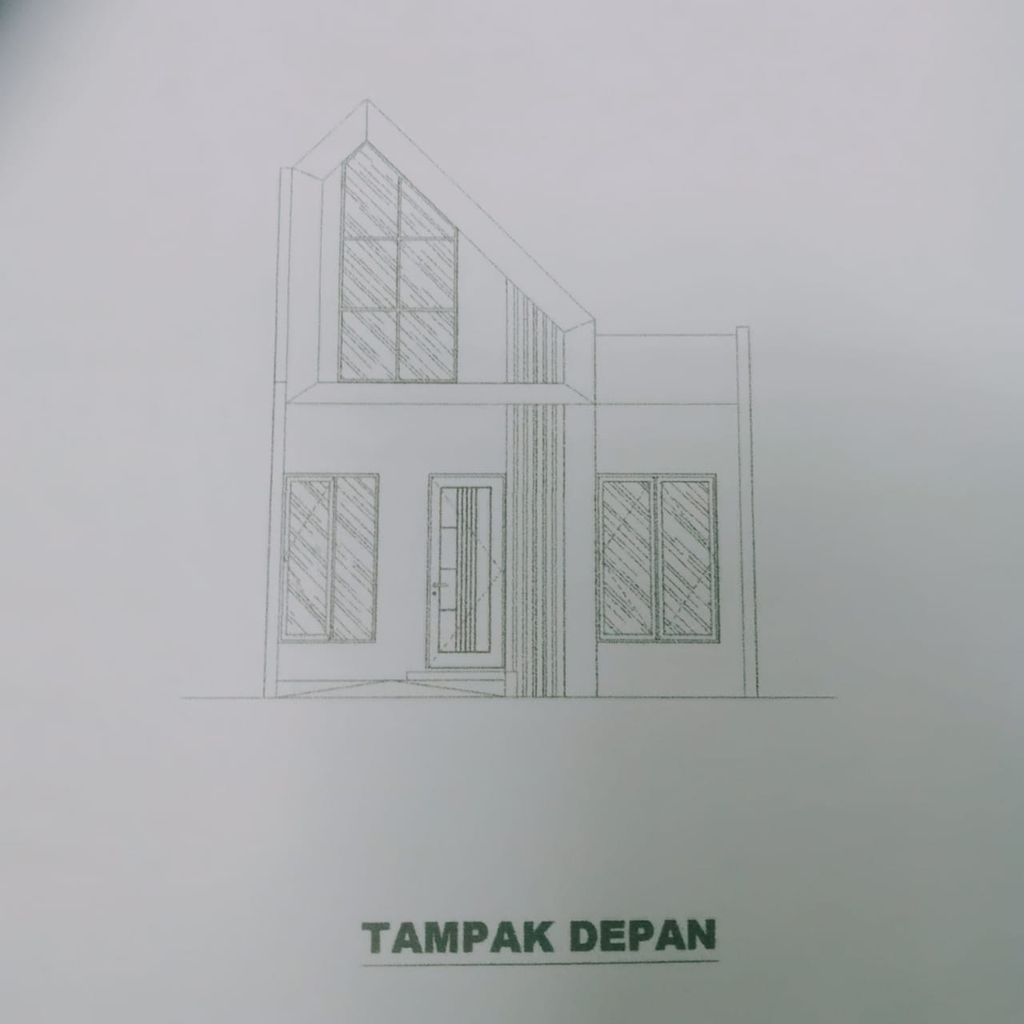 foto tampak rumah tipe PRIMEROSE perumahan SERPONG GARDEN 2