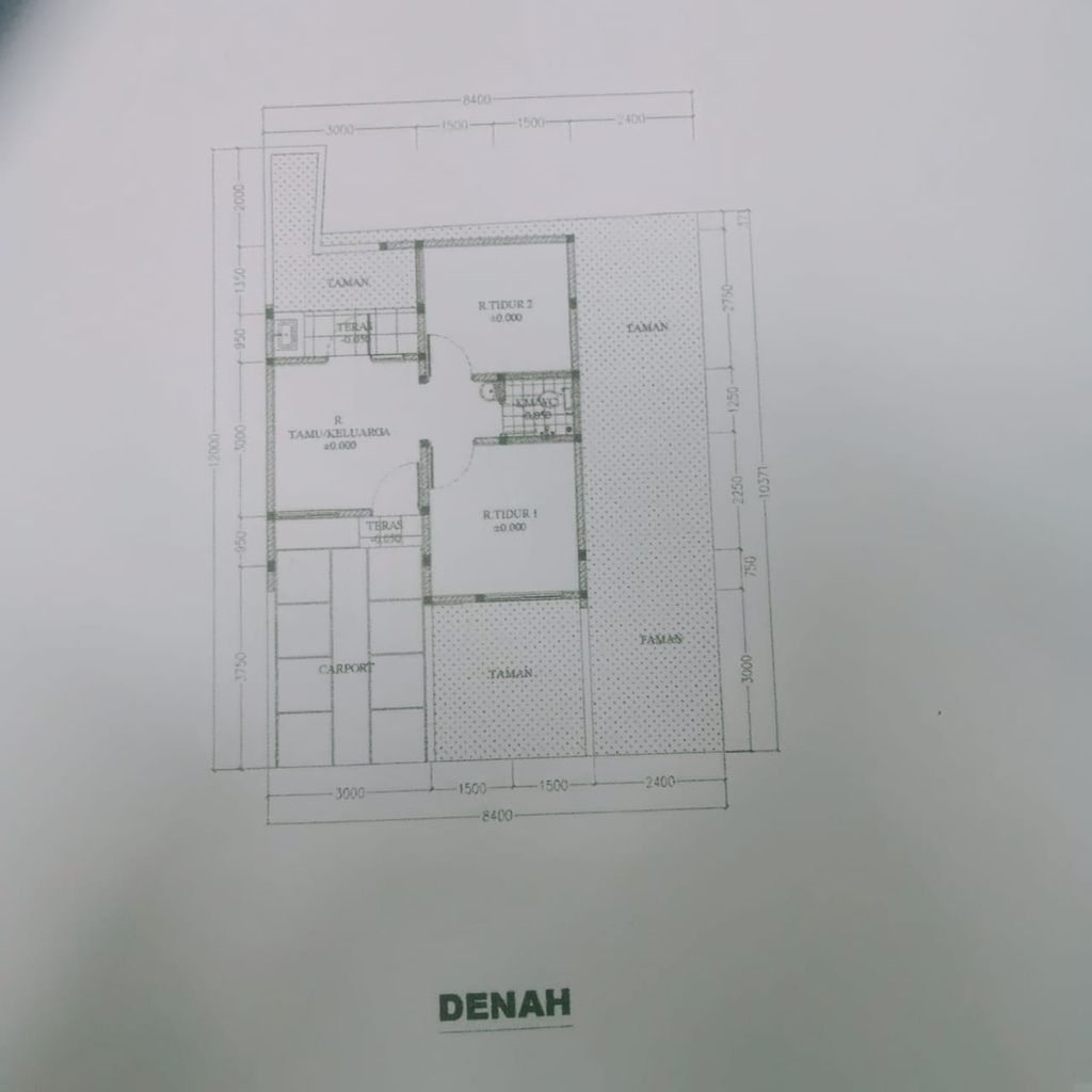 foto denah rumah tipe PRIMEROSE perumahan SERPONG GARDEN 2