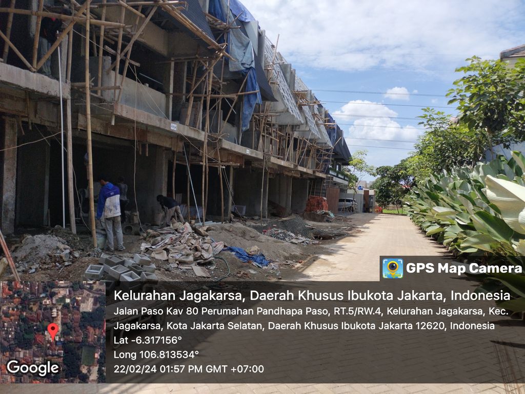 foto posisi tengah perumahan PANDHAPA PASO