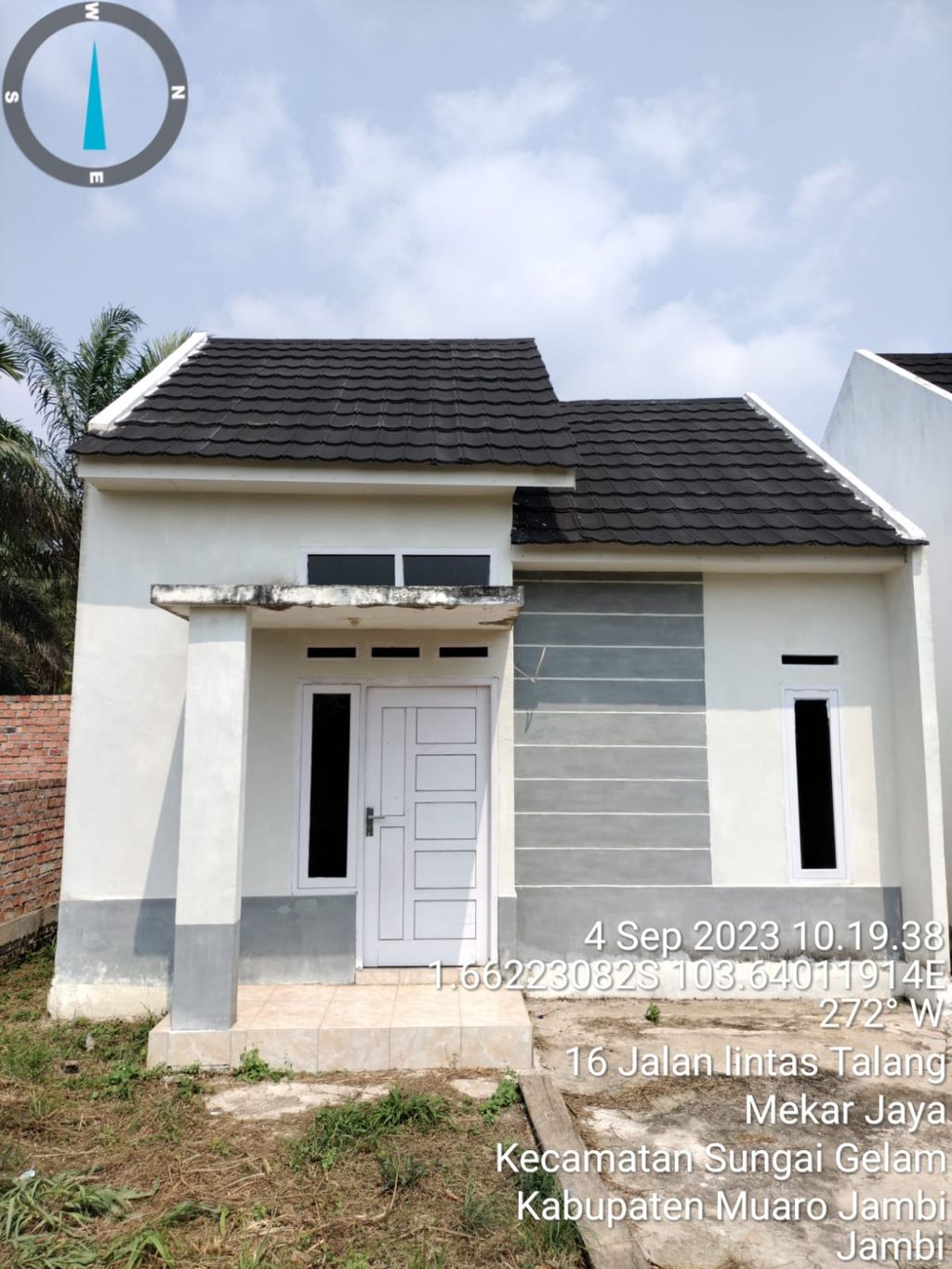 foto tampak rumah tipe MELATI perumahan FALIN MELATI IV