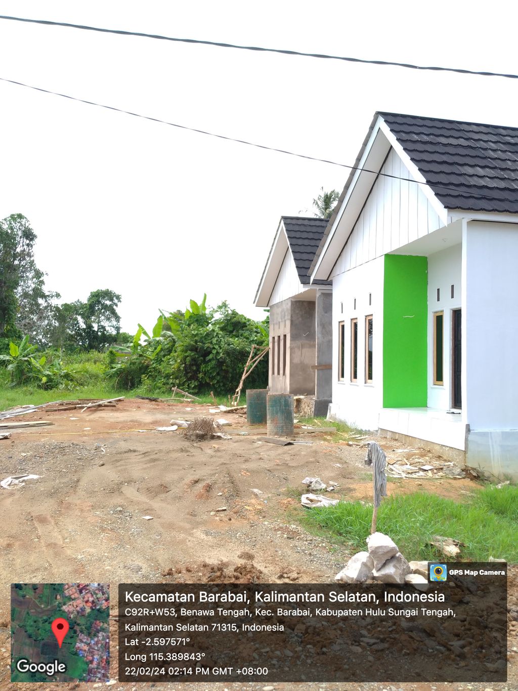 foto posisi tengah perumahan GUNTUR BARAT INDAH
