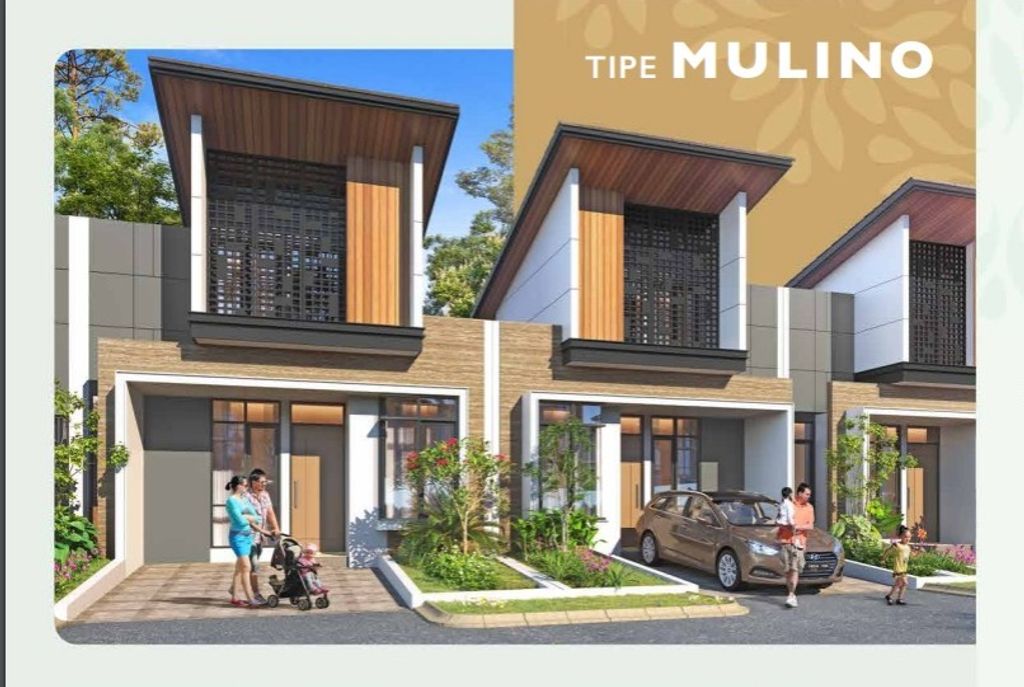 foto tampak rumah tipe MULINO STD - EXTENSION perumahan CITRA RAYA - CLUSTER CASLANO PARK