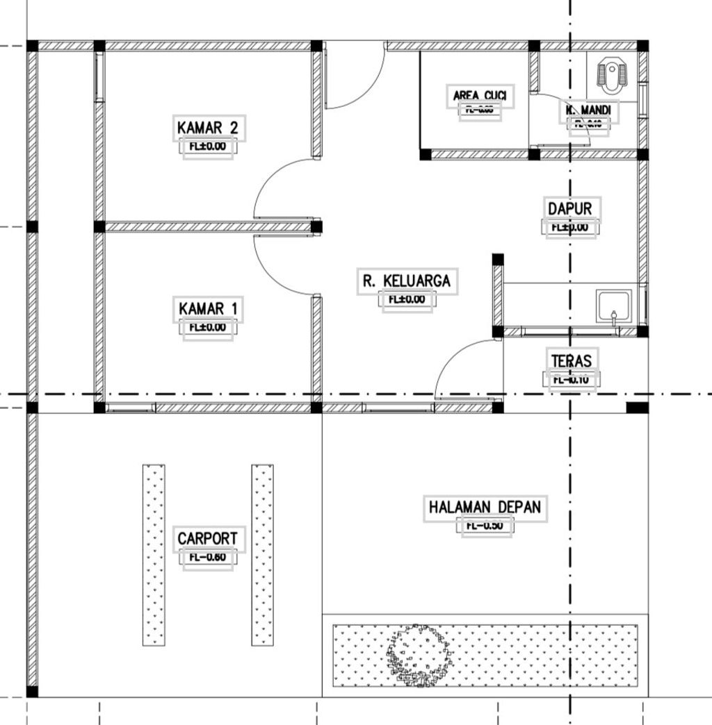 foto denah rumah tipe 36 SUBS 177 perumahan DARMARTA RESIDENCE 2