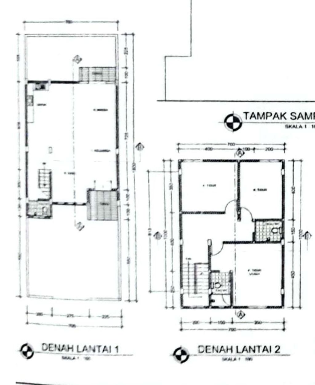 foto denah rumah tipe 146 perumahan VILLA PERMATA INDAH III ( TAHAP 3 )