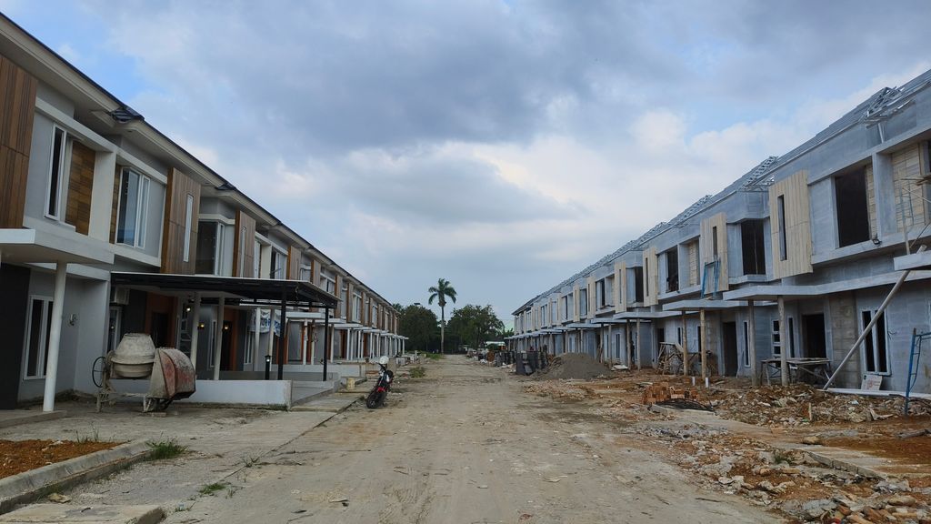foto posisi tengah perumahan KITAKAZE RESIDENCE