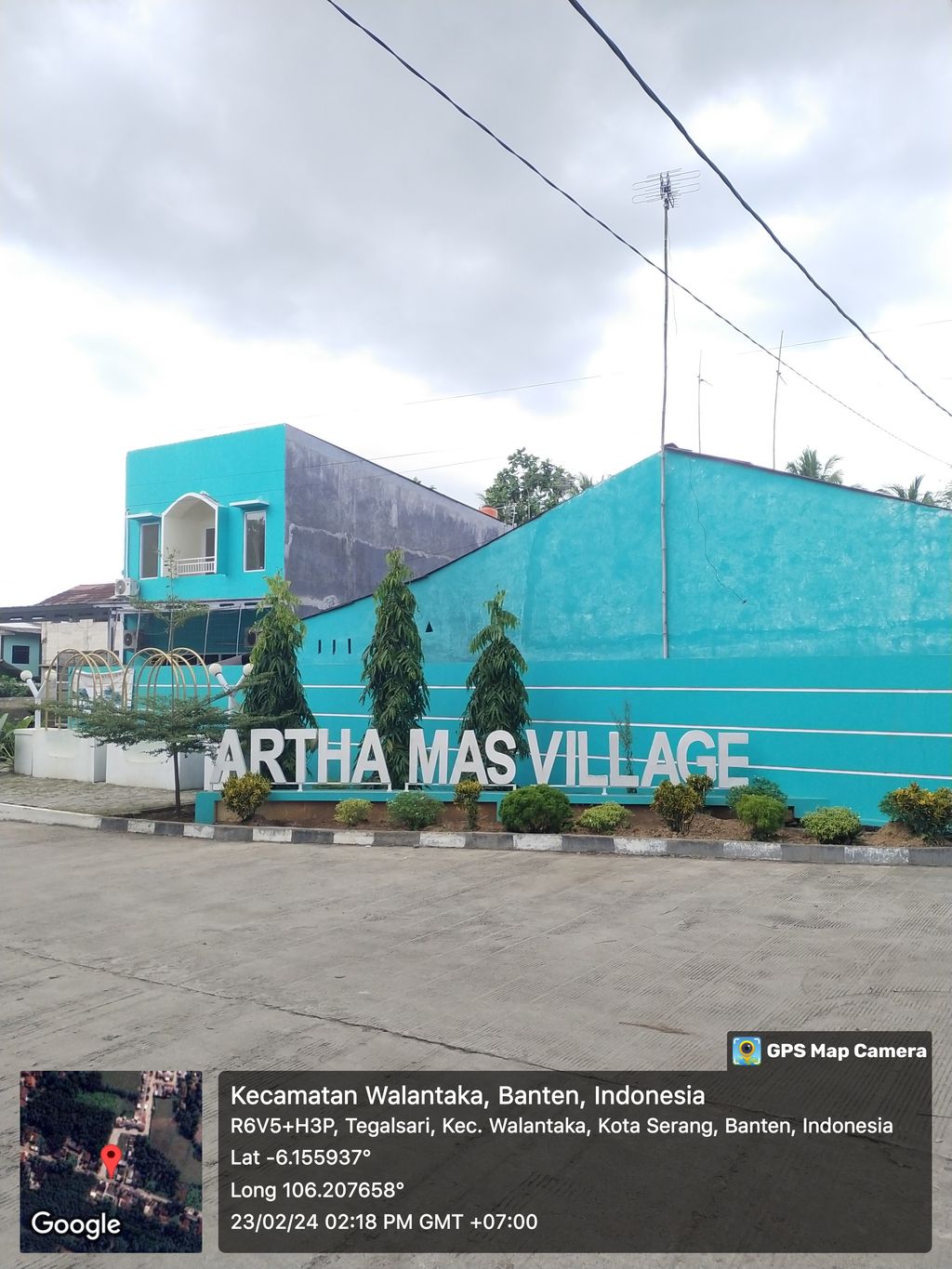 foto gerbang perumahan ARTHA MAS VILLAGE THP 2
