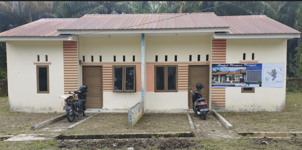foto tampak rumah tipe 36 perumahan GRIYA BANGUN PERMAI II