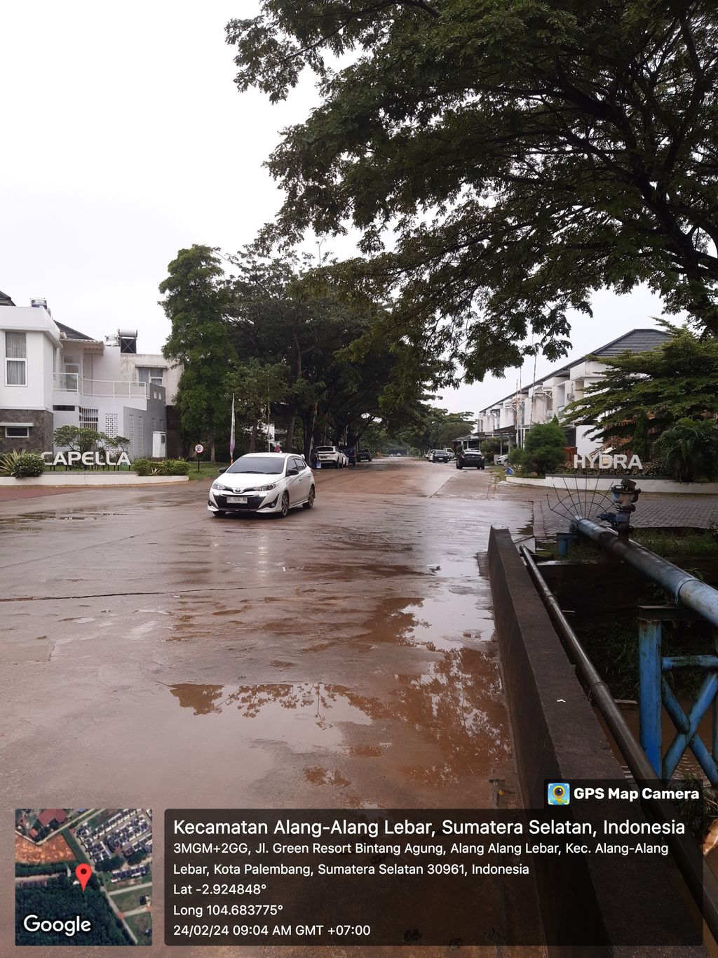 foto posisi tengah perumahan GREEN RESORT 4