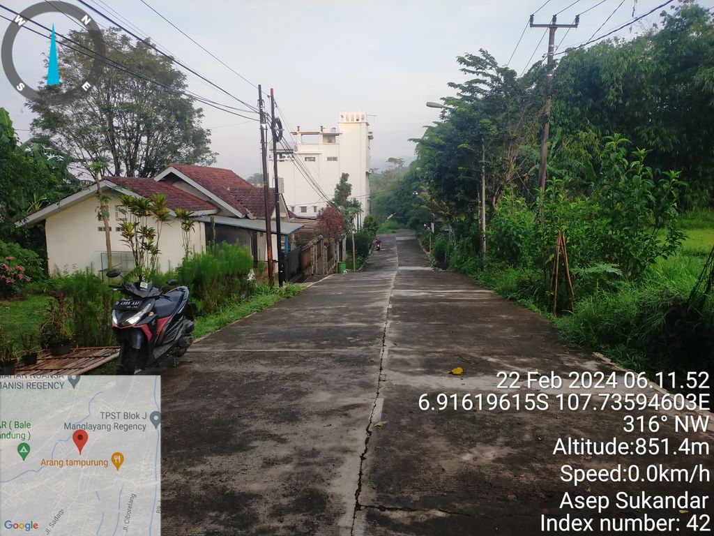 foto posisi tengah perumahan GRIYA TUTWURI HANDAYANI