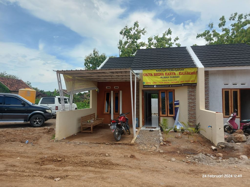 foto contoh rumah perumahan Griya Bhina Karya Kalijambe