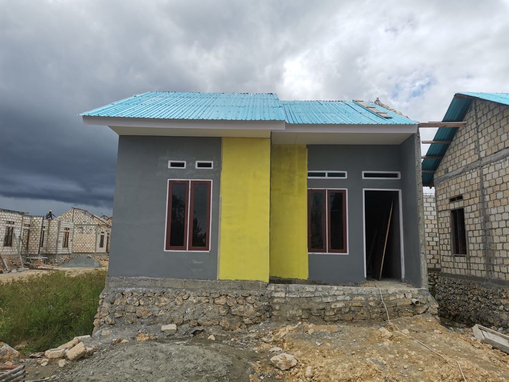 foto tampak rumah tipe 36 perumahan HOLTEKAM SEJAHTERA