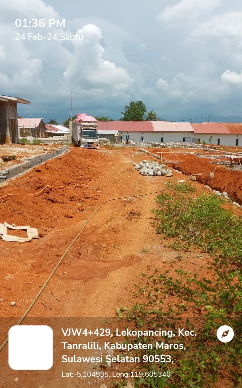 foto posisi tengah perumahan SHABIYAN HOME'S