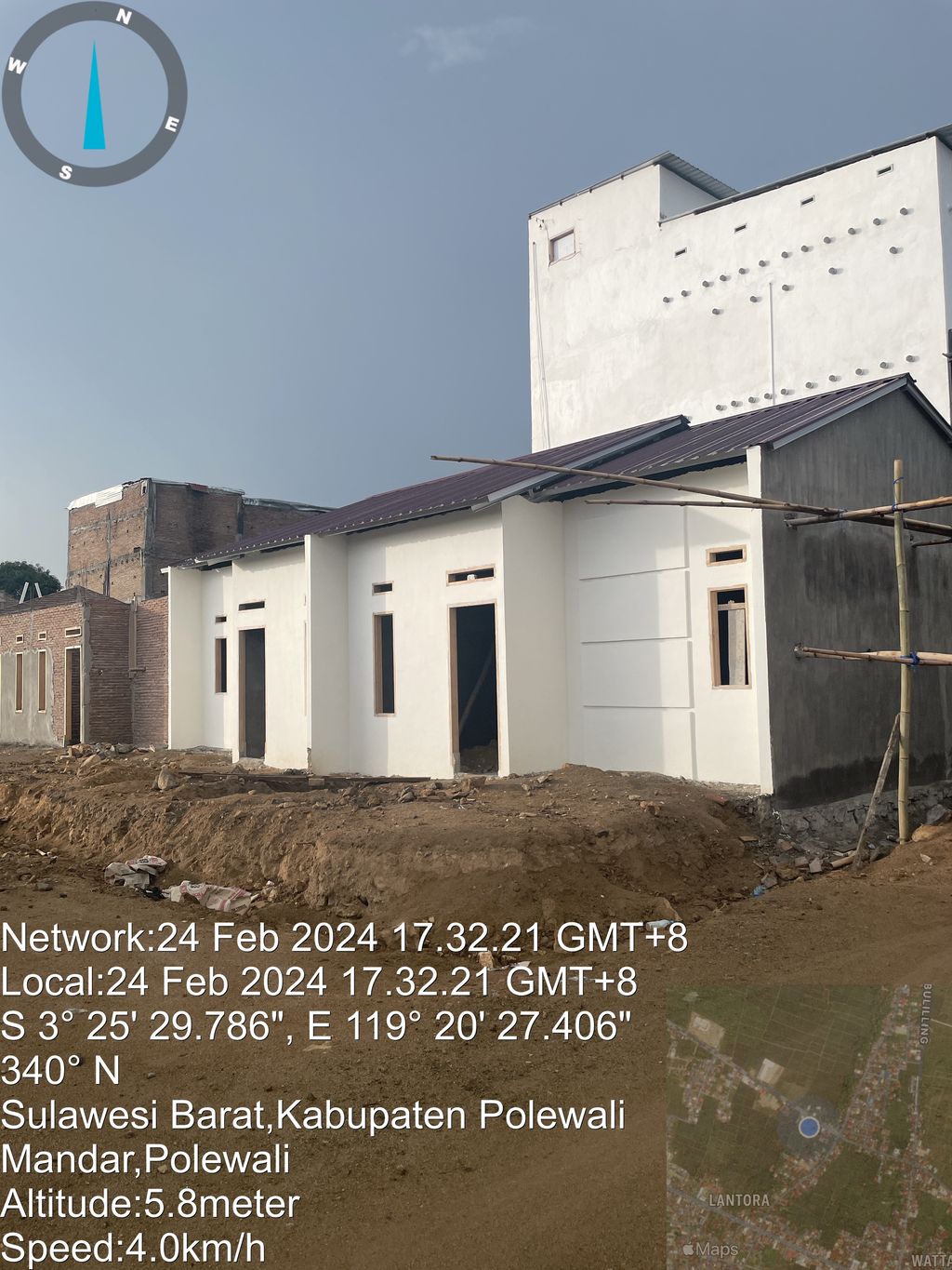 foto posisi tengah perumahan GRIYA UTAMA RESIDENCE LANTORA