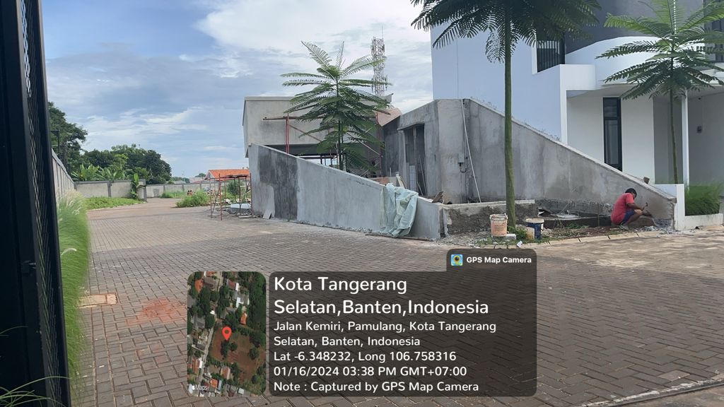 foto posisi tengah perumahan Candela Residence