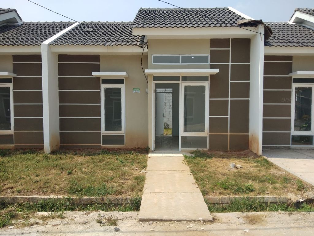 foto tampak rumah tipe 6x10 168 Juta perumahan Klapa Indah Tahap 2