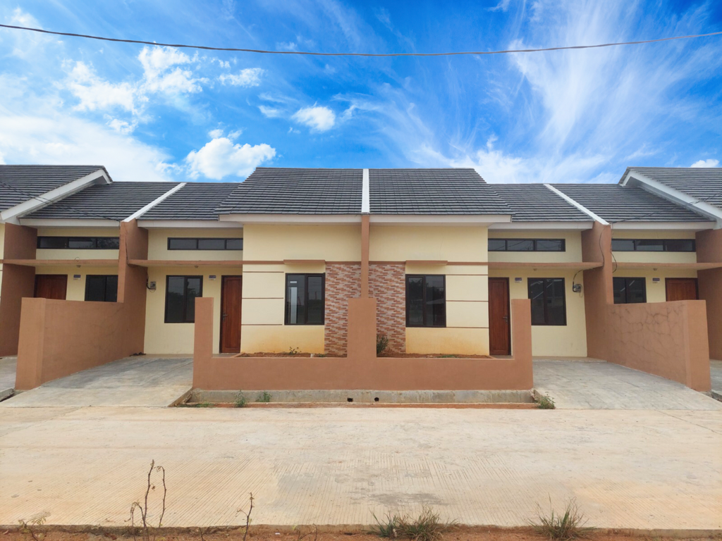foto tampak rumah tipe 38/72 perumahan Perumahan Grand Jaya Mulya