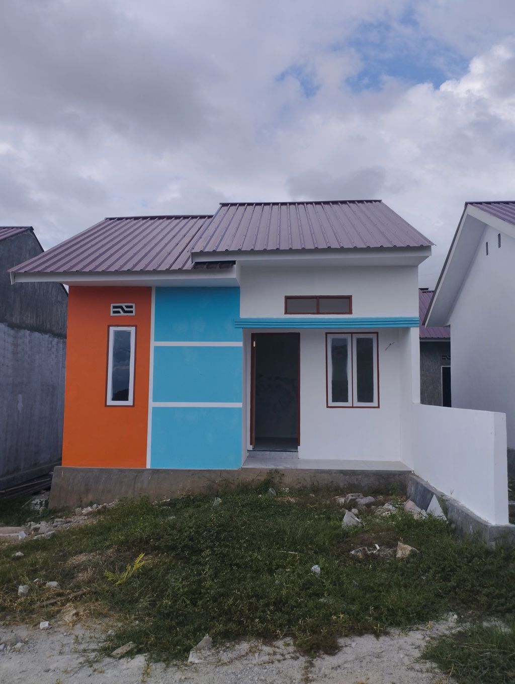 foto tampak rumah tipe 36 perumahan PALU GREEN VIEW TAHAP 3