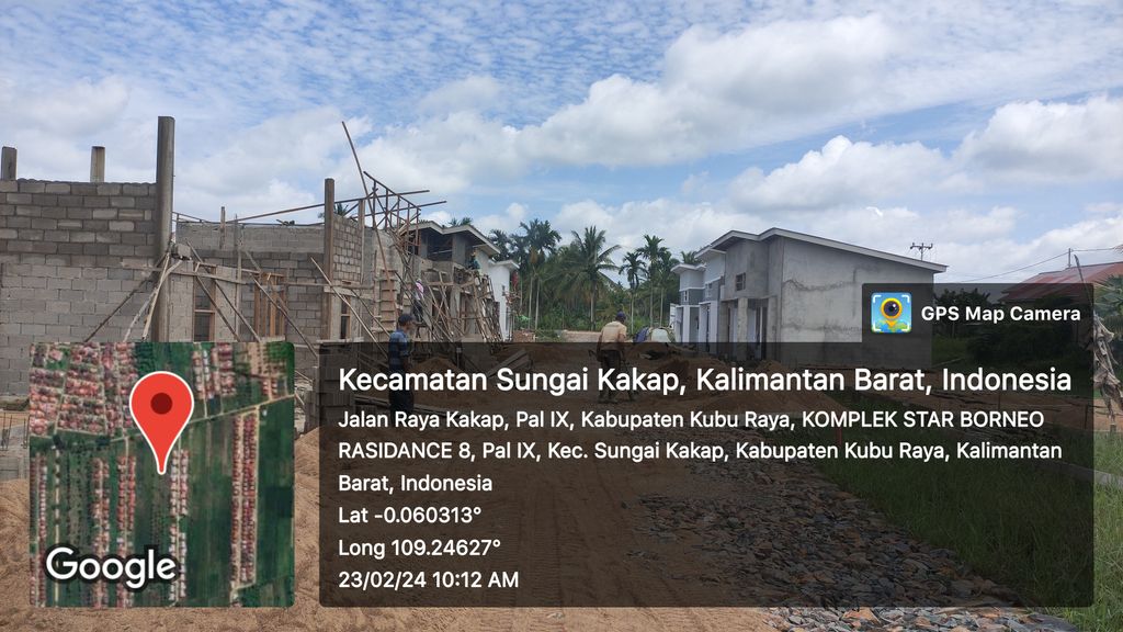 foto posisi tengah perumahan Star Borneo Regency 1 Tahap 4
